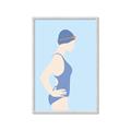 Picture of Swim Competition I  _GroupedProduct_Rectangle_Portrait_Framed_Matted_