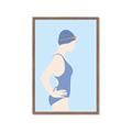 Picture of Swim Competition I  _GroupedProduct_Rectangle_Portrait_Framed_Matted_