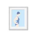 Picture of Swim Competition I  _GroupedProduct_Rectangle_Portrait_Framed_Matted_