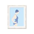 Picture of Swim Competition I  _GroupedProduct_Rectangle_Portrait_Framed_Matted_