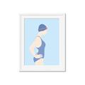 Picture of Swim Competition I  _GroupedProduct_Rectangle_Portrait_Framed_Matted_