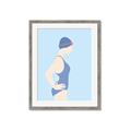 Picture of Swim Competition I  _GroupedProduct_Rectangle_Portrait_Framed_Matted_