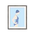 Picture of Swim Competition I  _GroupedProduct_Rectangle_Portrait_Framed_Matted_