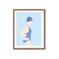 Picture of Swim Competition I  _GroupedProduct_Rectangle_Portrait_Framed_Matted_
