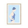 Picture of Swim Competition I  _GroupedProduct_Rectangle_Portrait_Framed_Matted_