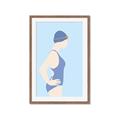 Picture of Swim Competition I  _GroupedProduct_Rectangle_Portrait_Framed_Matted_