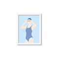 Picture of Swim Competition II  _GroupedProduct_Rectangle_Portrait_Framed_Matted_