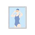 Picture of Swim Competition II  _GroupedProduct_Rectangle_Portrait_Framed_Matted_