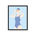 Picture of Swim Competition II  _GroupedProduct_Rectangle_Portrait_Framed_Matted_