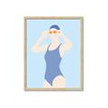 Picture of Swim Competition II  _GroupedProduct_Rectangle_Portrait_Framed_Matted_
