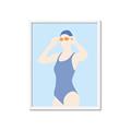 Picture of Swim Competition II  _GroupedProduct_Rectangle_Portrait_Framed_Matted_