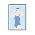 Picture of Swim Competition II  _GroupedProduct_Rectangle_Portrait_Framed_Matted_