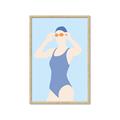Picture of Swim Competition II  _GroupedProduct_Rectangle_Portrait_Framed_Matted_