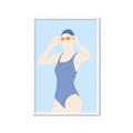 Picture of Swim Competition II  _GroupedProduct_Rectangle_Portrait_Framed_Matted_