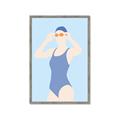 Picture of Swim Competition II  _GroupedProduct_Rectangle_Portrait_Framed_Matted_