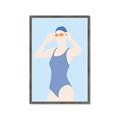 Picture of Swim Competition II  _GroupedProduct_Rectangle_Portrait_Framed_Matted_