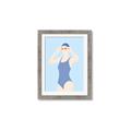 Picture of Swim Competition II  _GroupedProduct_Rectangle_Portrait_Framed_Matted_