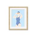 Picture of Swim Competition II  _GroupedProduct_Rectangle_Portrait_Framed_Matted_