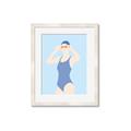 Picture of Swim Competition II  _GroupedProduct_Rectangle_Portrait_Framed_Matted_