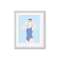 Picture of Swim Competition II  _GroupedProduct_Rectangle_Portrait_Framed_Matted_