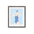 Picture of Swim Competition II  _GroupedProduct_Rectangle_Portrait_Framed_Matted_