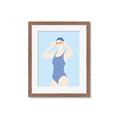 Picture of Swim Competition II  _GroupedProduct_Rectangle_Portrait_Framed_Matted_