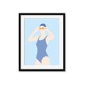 Picture of Swim Competition II  _GroupedProduct_Rectangle_Portrait_Framed_Matted_