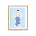 Picture of Swim Competition II  _GroupedProduct_Rectangle_Portrait_Framed_Matted_