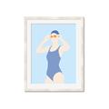 Picture of Swim Competition II  _GroupedProduct_Rectangle_Portrait_Framed_Matted_