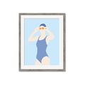 Picture of Swim Competition II  _GroupedProduct_Rectangle_Portrait_Framed_Matted_