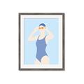 Picture of Swim Competition II  _GroupedProduct_Rectangle_Portrait_Framed_Matted_