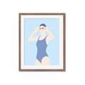 Picture of Swim Competition II  _GroupedProduct_Rectangle_Portrait_Framed_Matted_