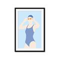Picture of Swim Competition II  _GroupedProduct_Rectangle_Portrait_Framed_Matted_