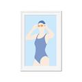 Picture of Swim Competition II  _GroupedProduct_Rectangle_Portrait_Framed_Matted_