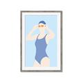 Picture of Swim Competition II  _GroupedProduct_Rectangle_Portrait_Framed_Matted_