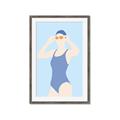 Picture of Swim Competition II  _GroupedProduct_Rectangle_Portrait_Framed_Matted_