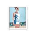 Picture of Beach Walk  _GroupedProduct_Rectangle_Portrait_Framed_Matted_