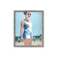 Picture of Beach Walk  _GroupedProduct_Rectangle_Portrait_Framed_Matted_