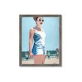 Picture of Beach Walk  _GroupedProduct_Rectangle_Portrait_Framed_Matted_