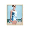 Picture of Beach Walk  _GroupedProduct_Rectangle_Portrait_Framed_Matted_