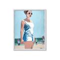 Picture of Beach Walk  _GroupedProduct_Rectangle_Portrait_Framed_Matted_