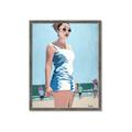Picture of Beach Walk  _GroupedProduct_Rectangle_Portrait_Framed_Matted_