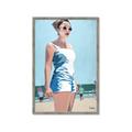 Picture of Beach Walk  _GroupedProduct_Rectangle_Portrait_Framed_Matted_