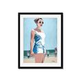 Picture of Beach Walk  _GroupedProduct_Rectangle_Portrait_Framed_Matted_