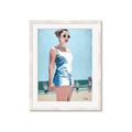 Picture of Beach Walk  _GroupedProduct_Rectangle_Portrait_Framed_Matted_