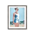 Picture of Beach Walk  _GroupedProduct_Rectangle_Portrait_Framed_Matted_