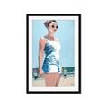 Picture of Beach Walk  _GroupedProduct_Rectangle_Portrait_Framed_Matted_