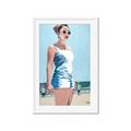 Picture of Beach Walk  _GroupedProduct_Rectangle_Portrait_Framed_Matted_