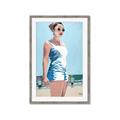 Picture of Beach Walk  _GroupedProduct_Rectangle_Portrait_Framed_Matted_