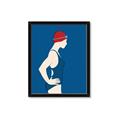 Picture of Swim Competition III  _GroupedProduct_Rectangle_Portrait_Framed_Matted_